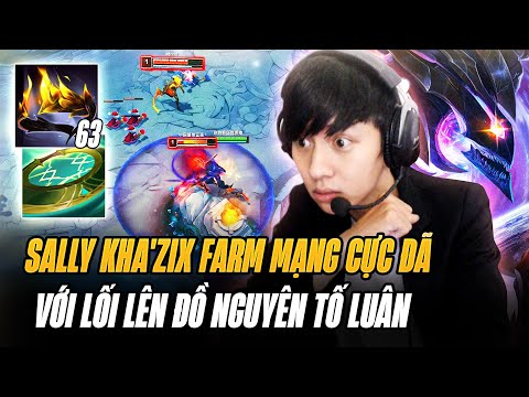 Sally And Kha'Zix 500 AD Farming Extremely Well With The Elemental Build Of Samsara And Continuou...