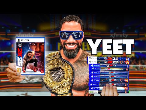 Hitting A FINISHER With Jey Uso In EVERY WWE 2K Game!