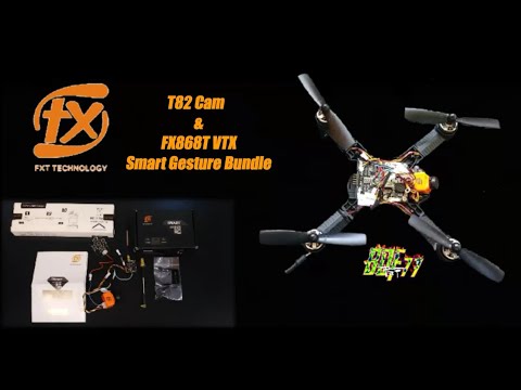"Best Low Cost Fpv System" FXT Smart Gesture T82 +  FX868T VTX Bundle Unboxing and Test Flight