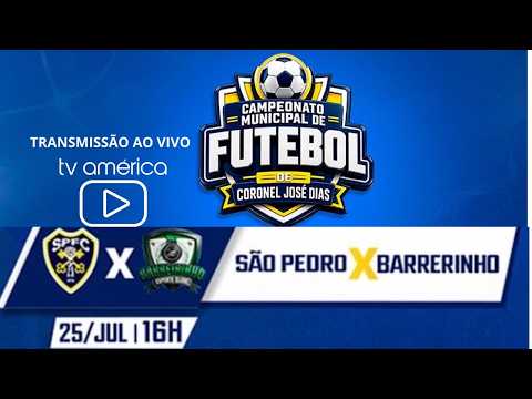 SÃO PEDRO  X   BARRERINHO CAMPEONATO MUNICIPAL DE CORONEL JOSÉ DIAS DO PIAUÍ