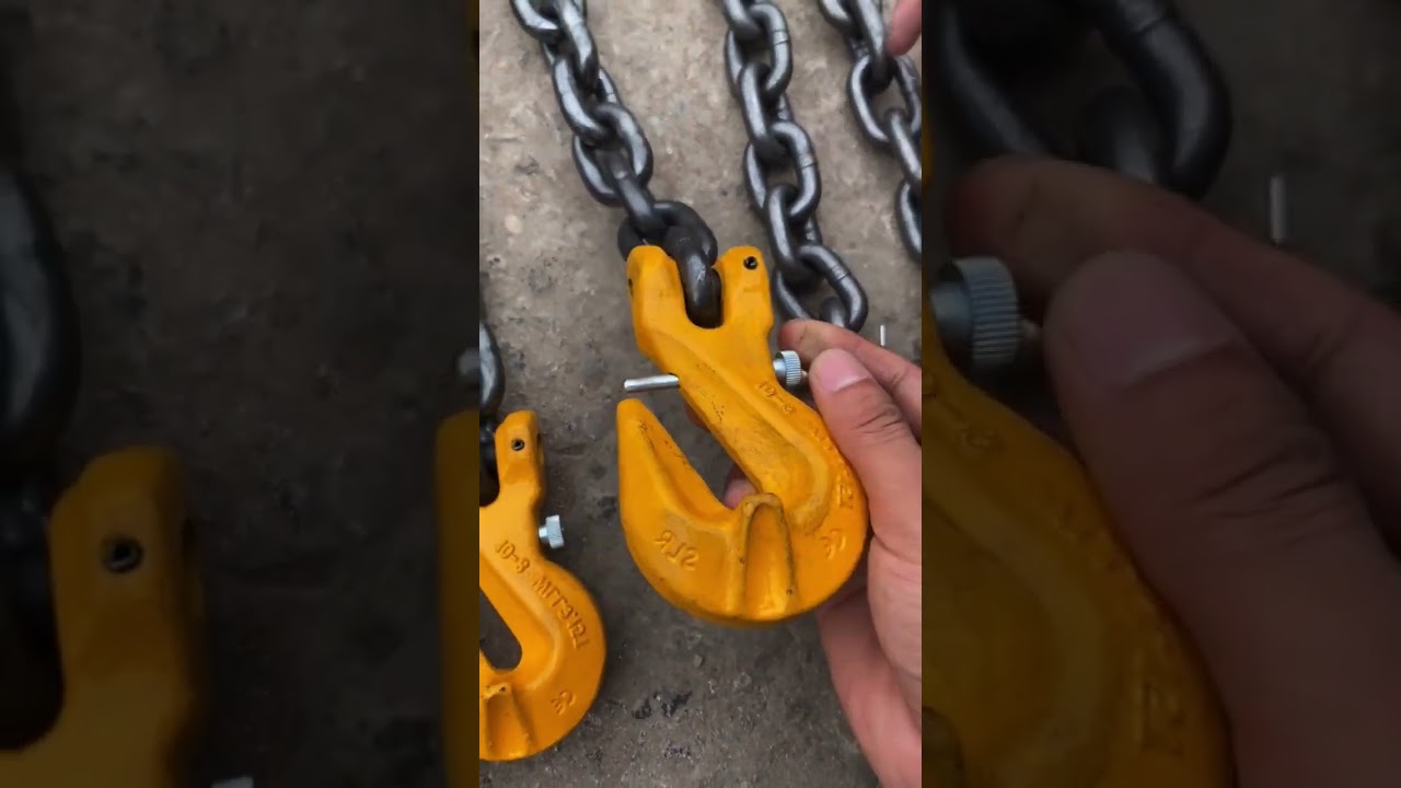 G100 Special clevis frab hook with safety pin