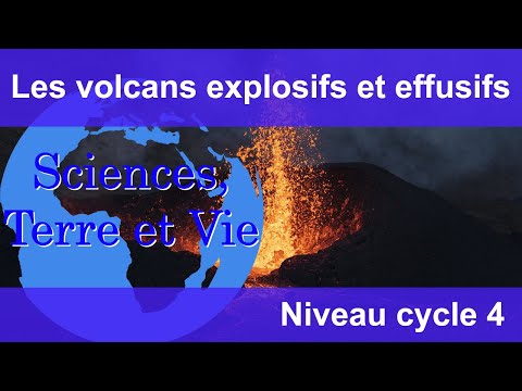 Explosive and effusive volcanoes