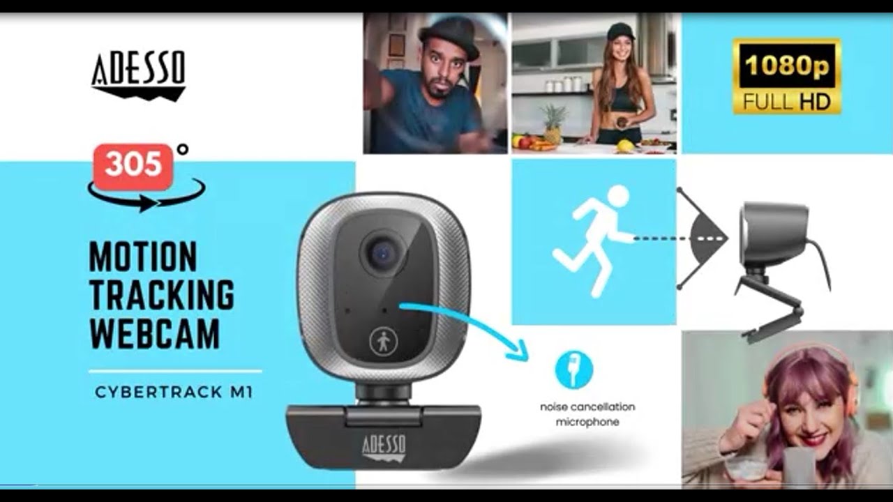 Adesso Cybertrack M1 Webcam