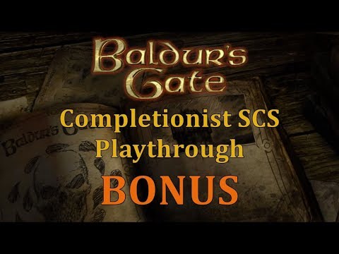 [BGEE #bonus episode] Baldur's Gate Saga SCS Completionist Playthrough - Killing Drizzt Do'Urden