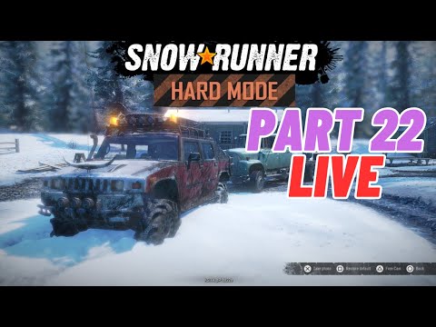 Snowrunner Hardmode PS5 Playthrough Part 22