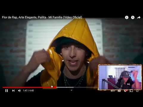 DOMINICANO REACCION a Flor de Rap, Arte Elegante, Pailita - Mi Familia (Video Oficial)