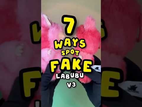 7 Ways Spot FAKE LABUBU V3 Big Into Energy Pop Mart Plush Blind Box