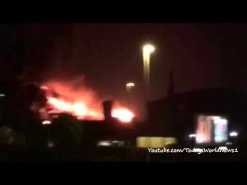 Eyewitness on huge fire at Tradpak in Leeds industrial estate