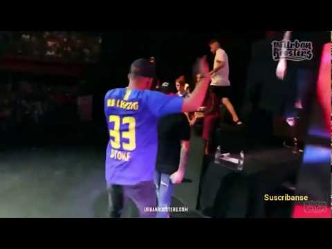 Dtoke vs blon(dtoke poseido haciendo flow baila con cayu epico minuto