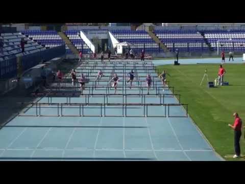 100m prepone [Ž], Ema Glas - Ekipno prvenstvo Hrvatske za kadete i kadetkinje 2014