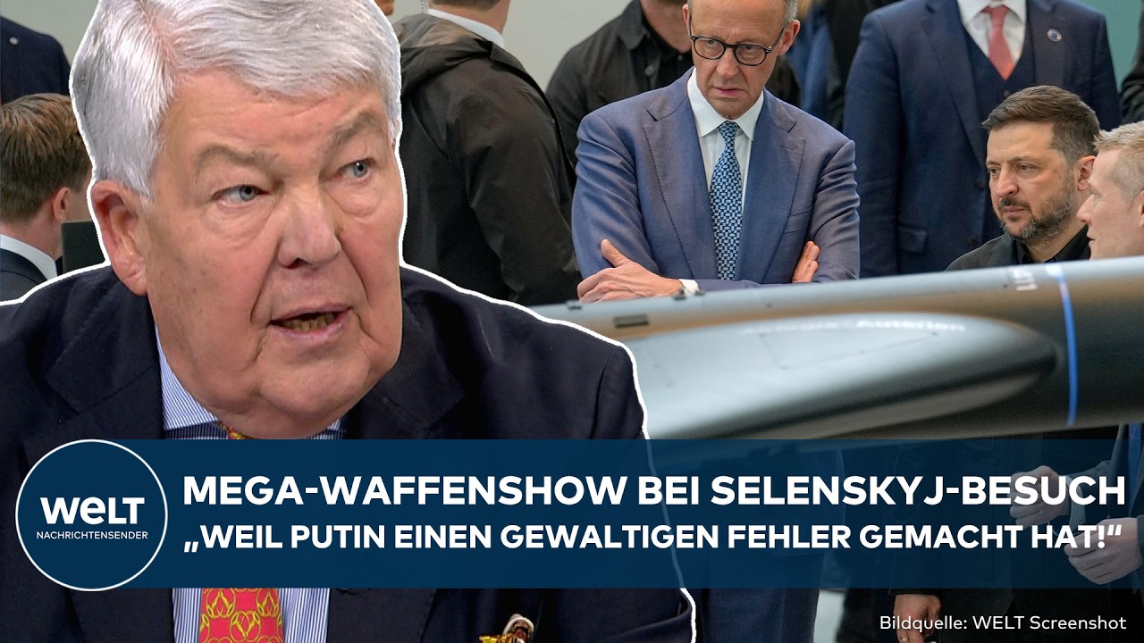PUTINS KRIEG: Waffenshow in Berlin! Brisante Einblicke! Merz und Selenskyj sprechen über Drohnen