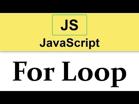 11 Javascript Tutorial For Loop 2019