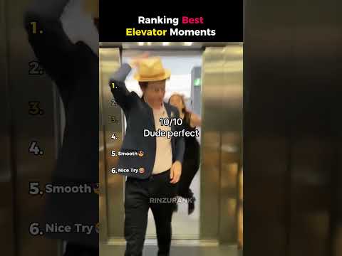 Ranking Best Elevator Moments😭😂