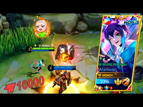 Jess No Limit WANWAN Full Power 🔥😱 - Mobile Legends Bang Bang