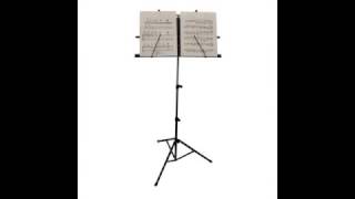 Video thumbnail for ChromaCast CC-MSTAND Folding Music Stand with Carry Bag by Discount-o-saurus