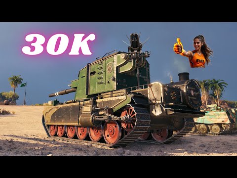 30K Damage with 3x  FV4005 Stage II 10K Dmg World of Tanks ,WoT