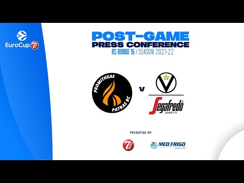 Press Conference Promitheas Patras - Virtus Segafredo Bologna