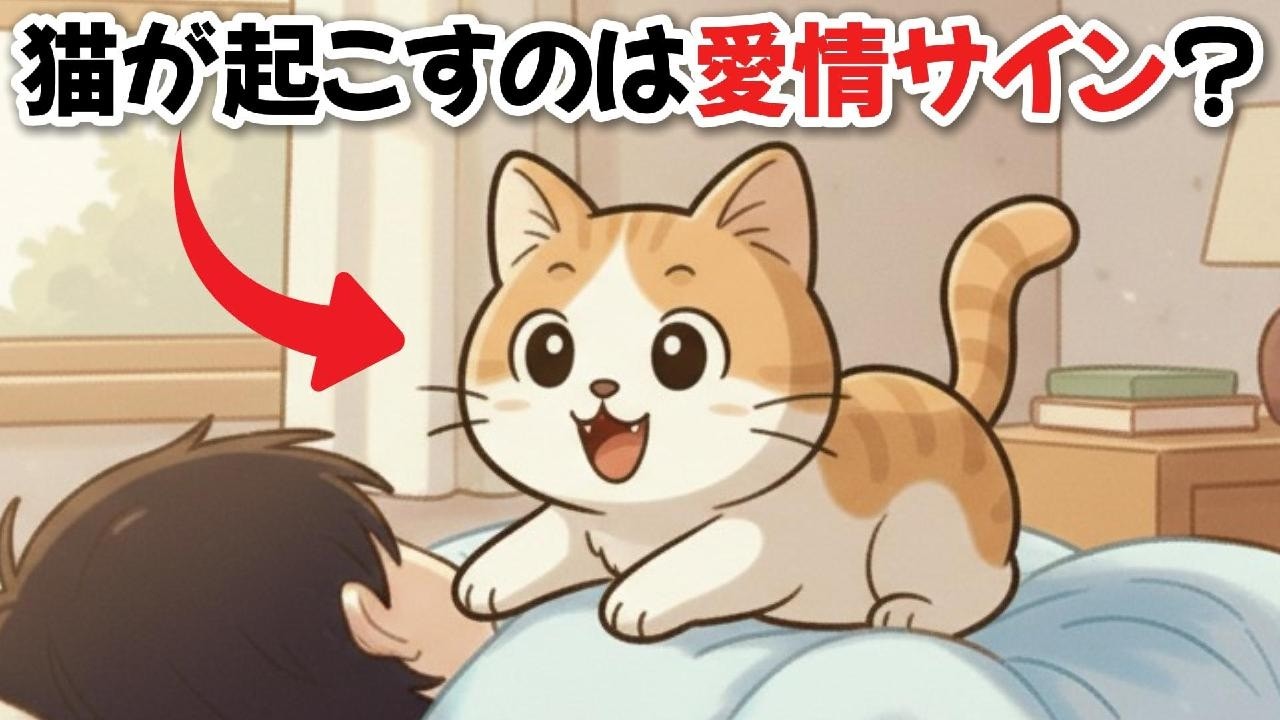 実はかわいい理由が...！！猫が朝に起こすワケ5選【猫の雑学】