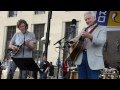 Sam Bush and Del McCoury perform on the courthouse steps in Nashville, TN (Saturday, April 6, 2013)