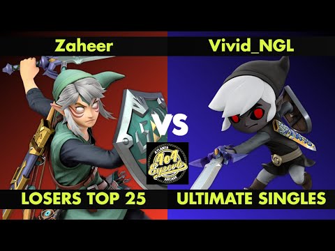 SSBU - 4o4 Smash Night 16 - Zaheer (Link) vs Vivid_NGL (Toon Link) - Losers Top 25