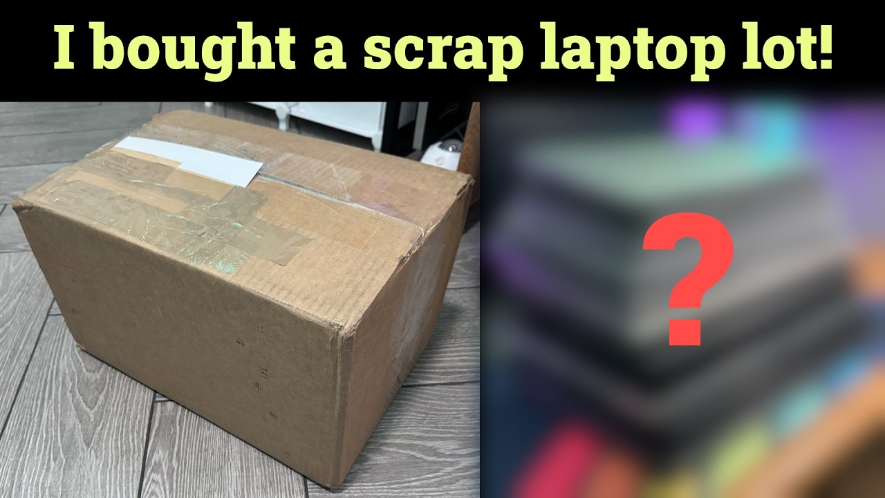 I bought a scrap laptop lot: Here’s what happened