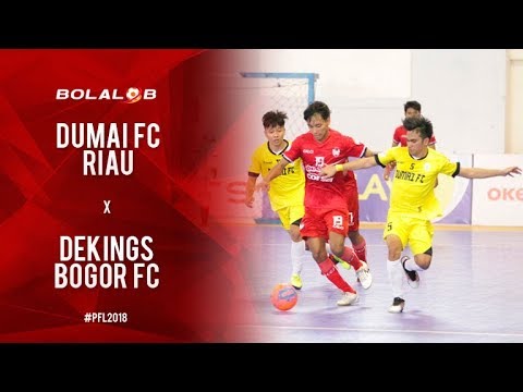 Dumai Fc Riau (3) Vs (4) Dekings Bogor Fc - Highlights Pro Futsal League 2018