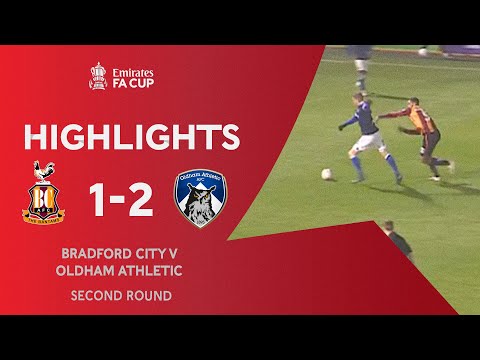 Rowe Screamer Fires Latics To Victory! | Bradford City 1-2 Oldham Athletic | Emirates FA Cup 2020-2