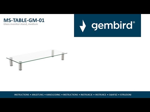 Стол подставка для монитора / ноутбука, до 20 кг Gembird MS-TABLE-GM-01 - MiniLavka - фото 1 - id-p2845356331