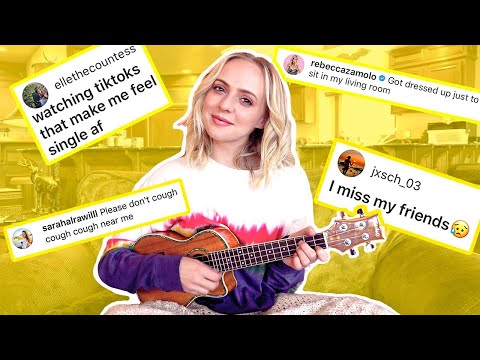 I Wrote a Song Only Using Your Instagram Comments! (i miss my friends)