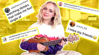 I Wrote a Song Only Using Your Instagram Comments! (i miss my friends)