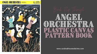Angel Orchestra Plastic Canvas Pattern Book Flip Through Video