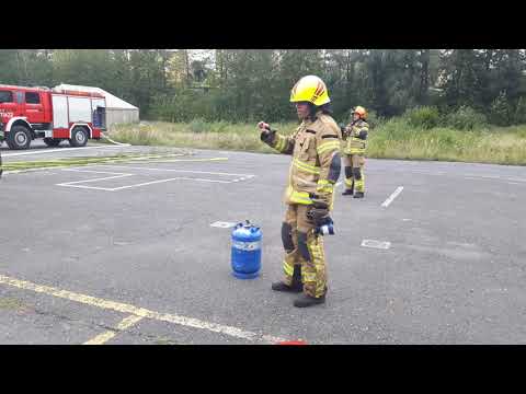 Gaszenie palcem butli 11 kg