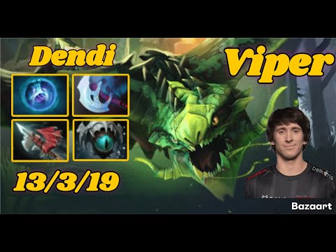 Dendi VIPER Mid - Patch 7.37e | Full Gameplay