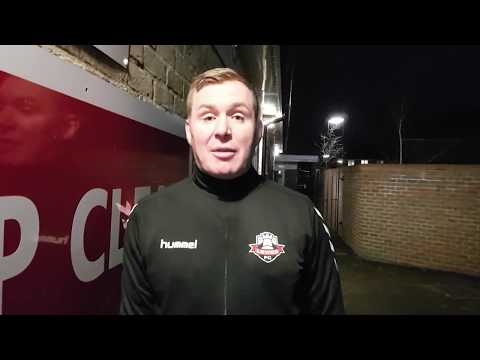 Molesey 0 vs Lewes 4: Ross Standen's reaction