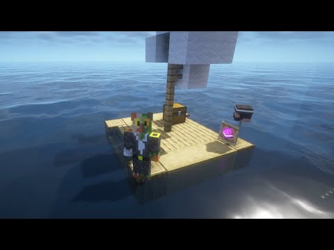 Minecraft but it's Raft but it's Skyblock but it's water