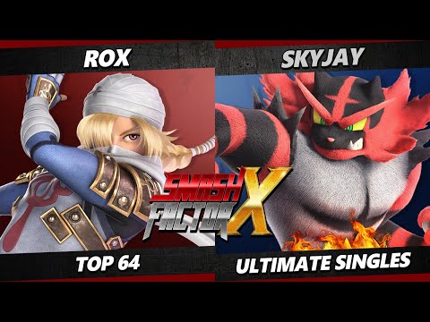 Smash Factor X - Rox (Sheik) Vs. Skyjay (Incineroar) Smash Ultimate - SSBU