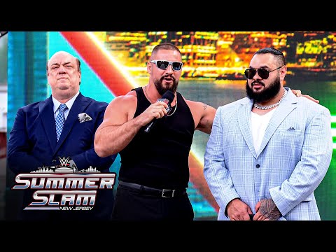 Bronson Reed gloats with Roman Reigns' sneakers: SummerSlam 2025 Kickoff, Aug. 1, 2025