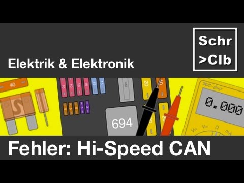 CAN bus error patterns - 500 kBaud bus