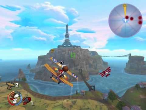 snoopy vs the red baron psp game