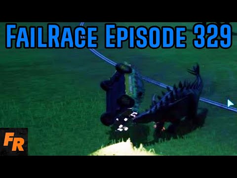 FailRace Episode 329 - Dinosaur Fights A Car