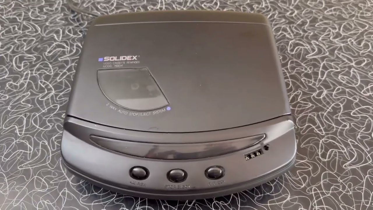 Solidex VHS Tape Rewinder with FF and Auto Stop 7000XT for sale on eBay