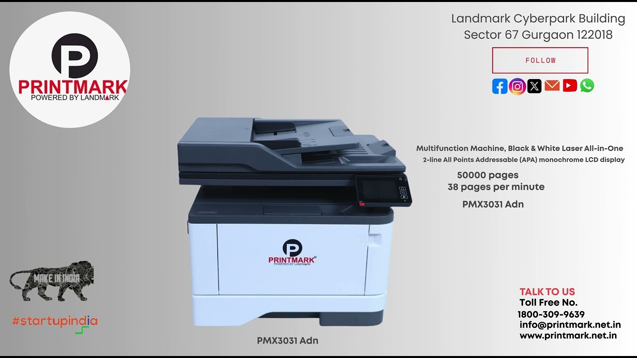 PRINTMARK PMX3031adn multifunction Printer,