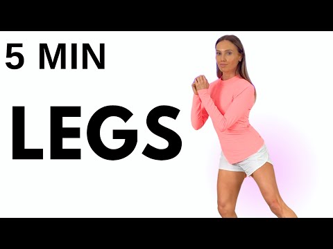 TONE Your Legs in Just 5 Minutes a Day -  Small Space Workout