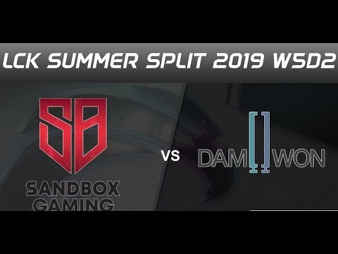 SANDBOX Gaming vs DAMWON Gaming | LCK Summer 2019 W5G1 | FULL GAME