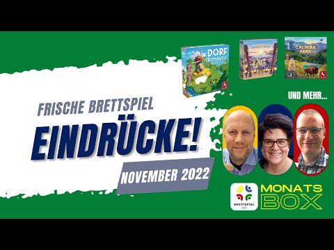 Brettspiel Monatsbox Brettspielbox - November 2022 - gespielt und Eindrücke