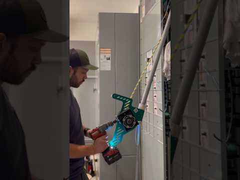 Wire tugger, Greenlee G1 Versa tugger⚡️ #construction #electricalwork #commercialelectrician