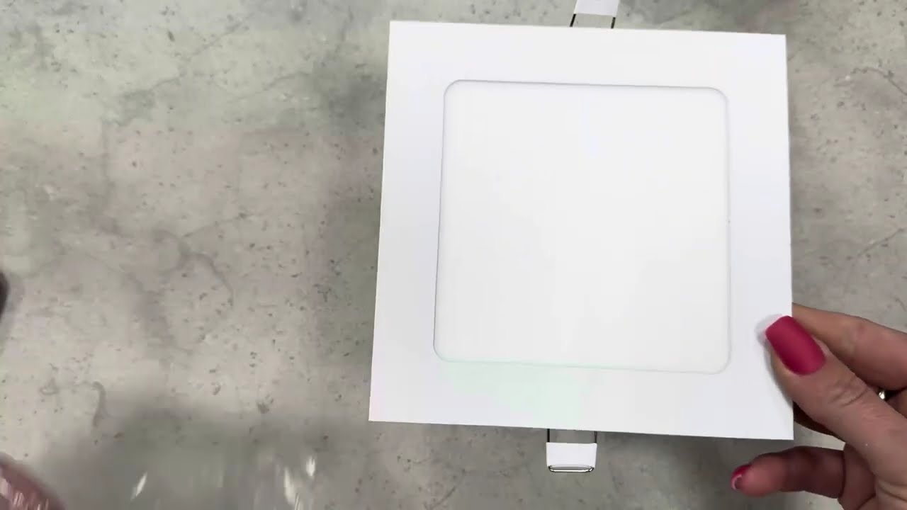 Врезная светодиодная панель LEZARD 9W 710Lm 6400K квадрат 464RKP-09 