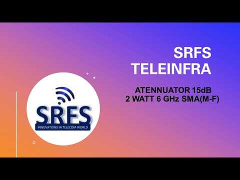 ATTENUATOR 15 dB 2 WATT 6 GHz  SMA (M-F)