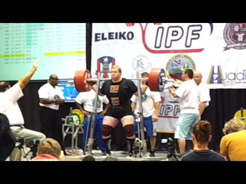 Carl Yngvar Christensen  squat 422,5kg IPF World Championships 2012