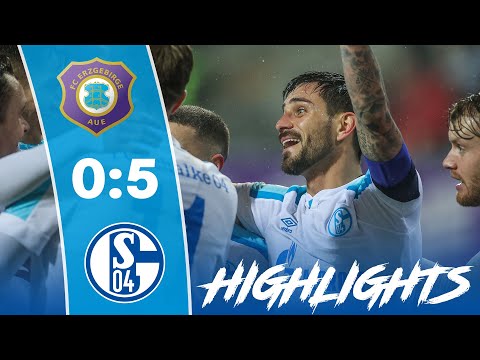 Doppelpack von LATZA, Traumdebüt von VINDHEIM | Highlights | FC Erzgebirge Aue - FC Schalke 04 0:5